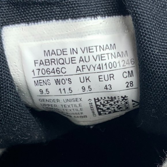 CONVERSE JOE FRESHGOODS X CHUCK 70 HIGH 'JFG FAMILY REUNION Size 9.5 - Picture 5 of 11